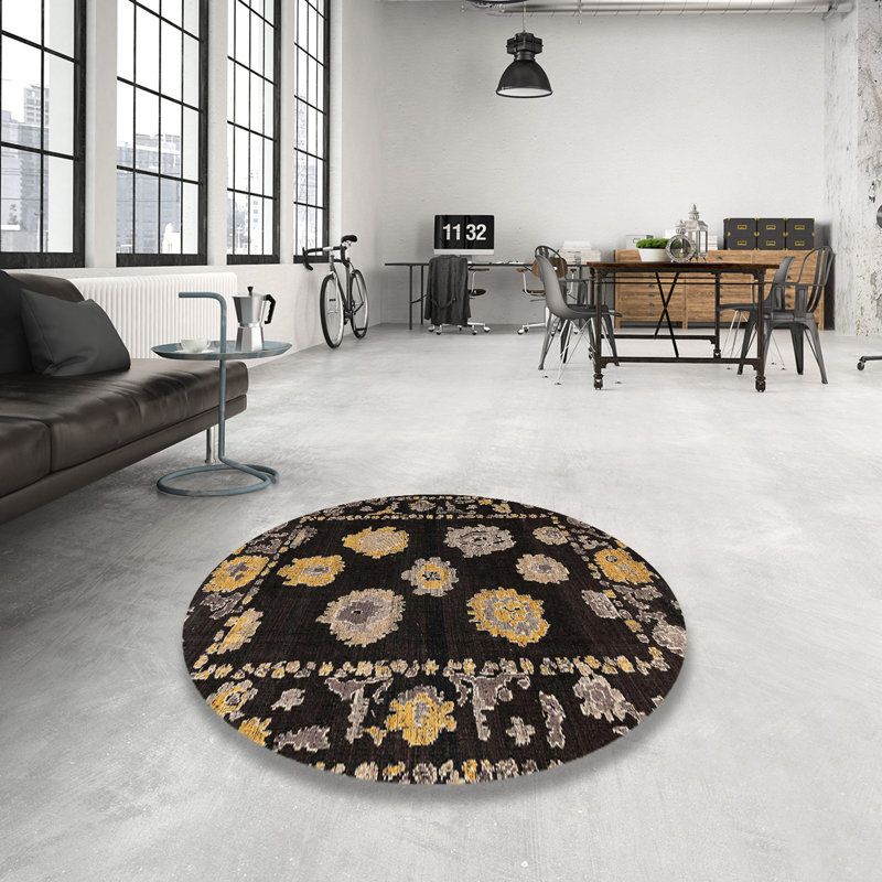 Oriental Indoor Rug, Round 5'