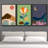 Multicolor Landscape Plants - 3 Piece Floater Frame Graphic Art on Canvas-79731437-79731438