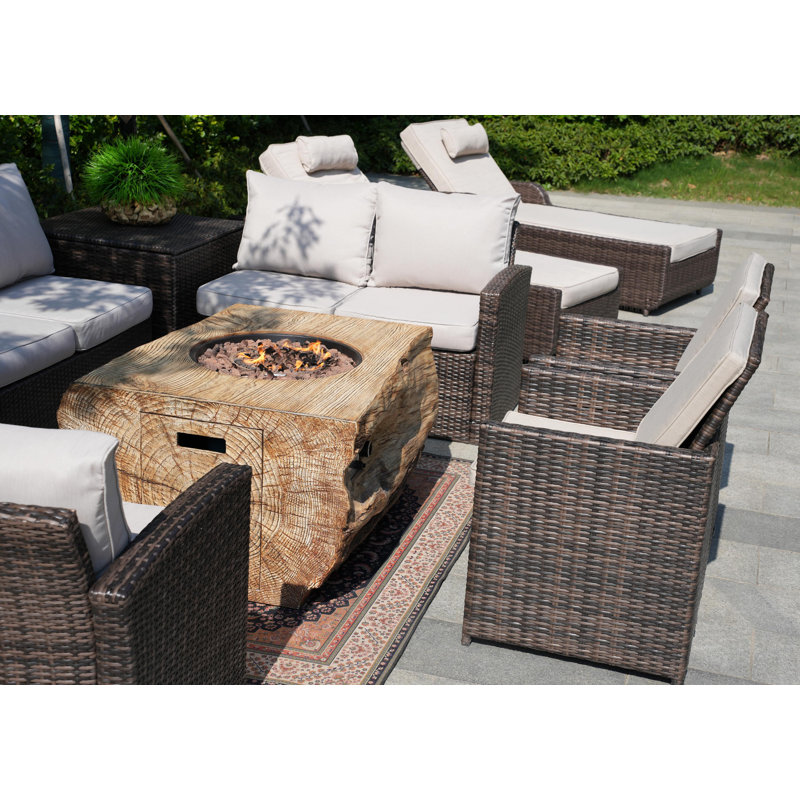 - Person Patio Conversation Set with Cushions