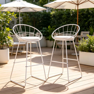 Ensemble de 2 chaises de salle à manger robustes dignes d'un salon, paquet de 2 - bureau d'unité centrale de qualité supérieure / avec mousse haute densité, pieds en fer robuste (peinture en aérosol), plusieurs couleurs. Facile à assembler, ajoutez une touche de style sophistiqué