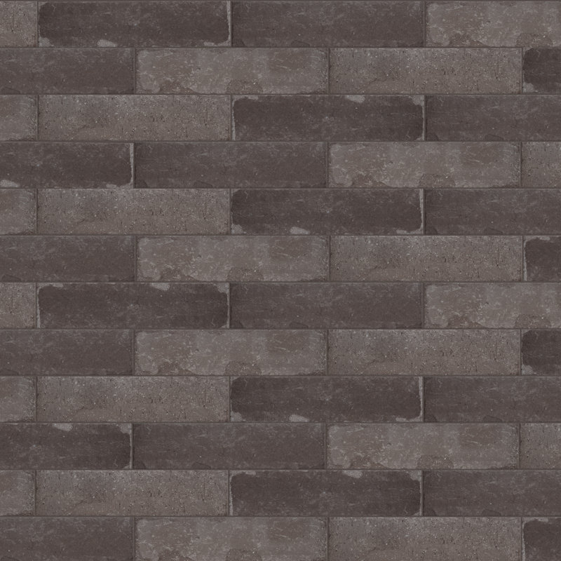 Brickyard 3 In. X 12 In. Porcelain Rustic Wall & Floor Tile, Olive