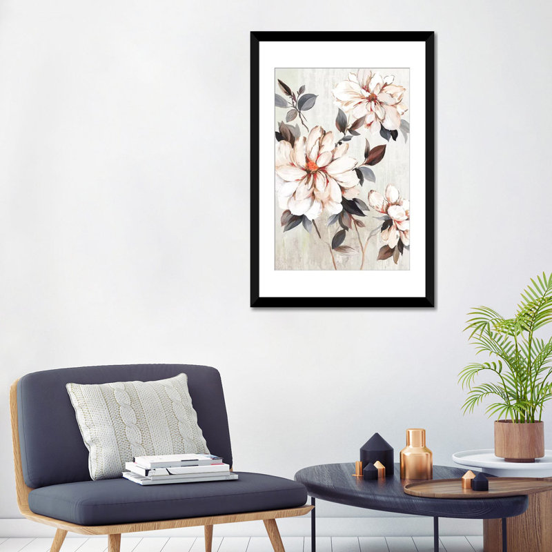 «Growing Floral», reproduction d'impression sur toile tendue, H 60 po x l 40po x P 1,5 po, Toile tendue, Pas de tapis