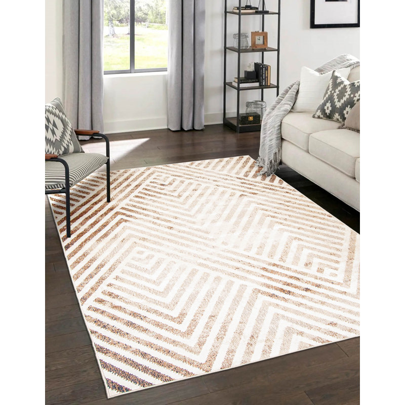 Tapis ivoire Lana, Rectangle de 5 pi x 8 pi