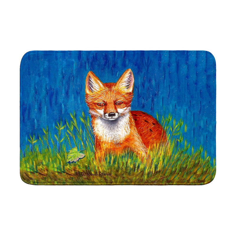 Red Fox Bath Mat