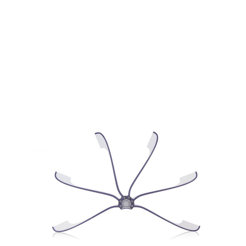 Front Page Magazine Rack, Transparent Crystal