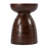 Giliana 13 in. W Round Solid Wood Side Table