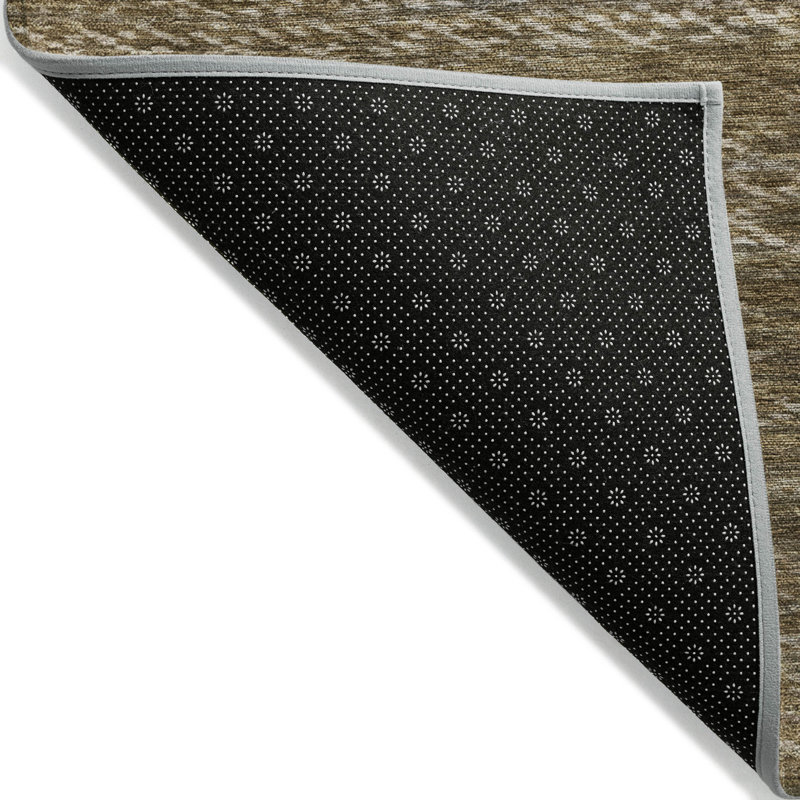 Machine Washable Indoor/Outdoor Colman ACN2150 Striped Rug, Rectangle 1'8" x 2'6"