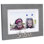 Gray Wood Embossed Picture Frame