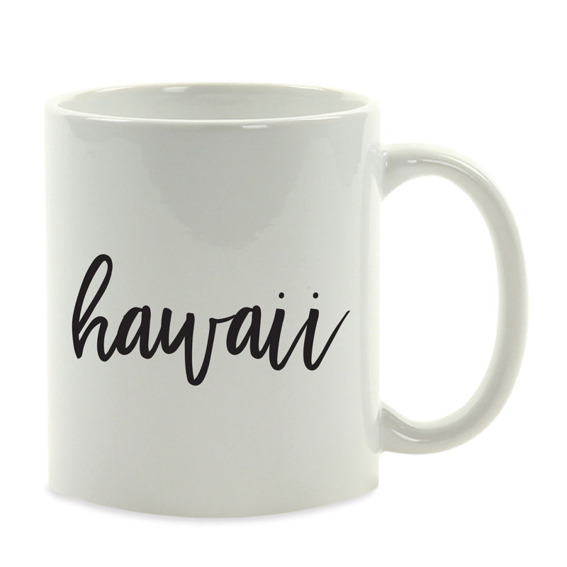 Ceramic Coffee Mug, Hawaii