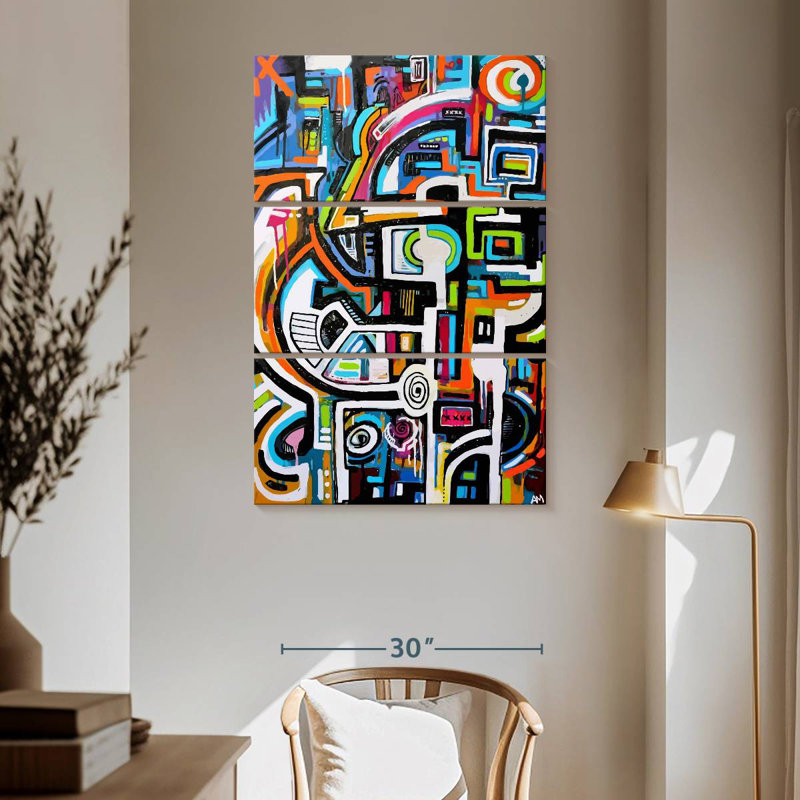 Avery Light And Dark Work, 65" H x 42" W