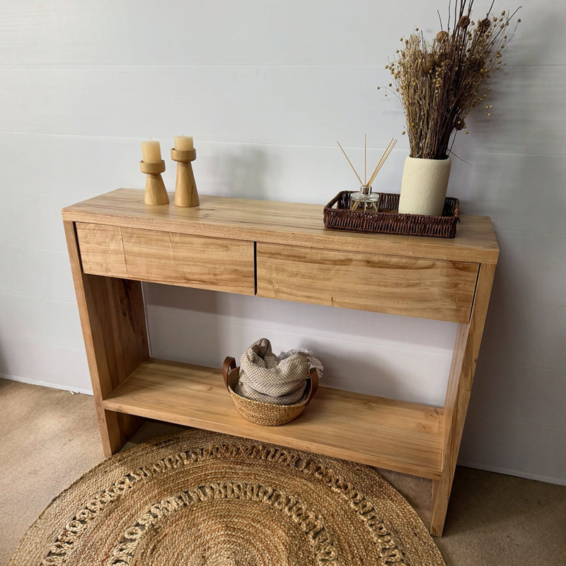 Console moderne de style champêtre moderne., H 33,5 po x l 39,4 po x P 11 po