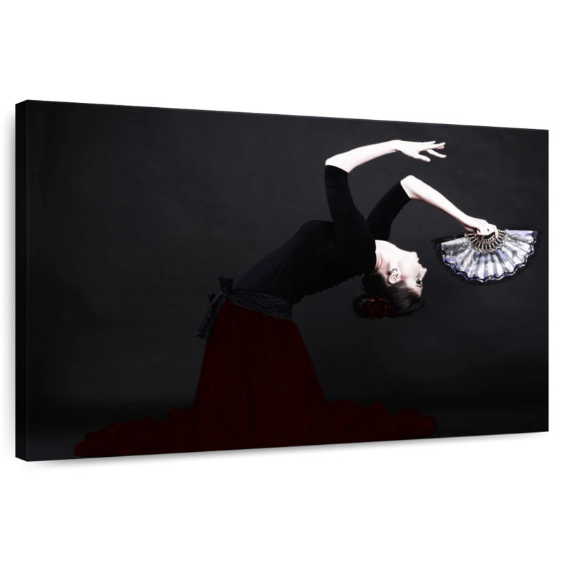 Enn Spanish Flamenco Dancer, 8" H x 12" W