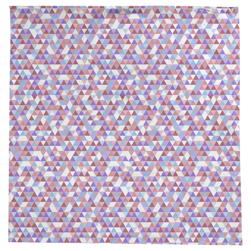 Avicia Triangle Pattern Tablecloth, Pink/Red