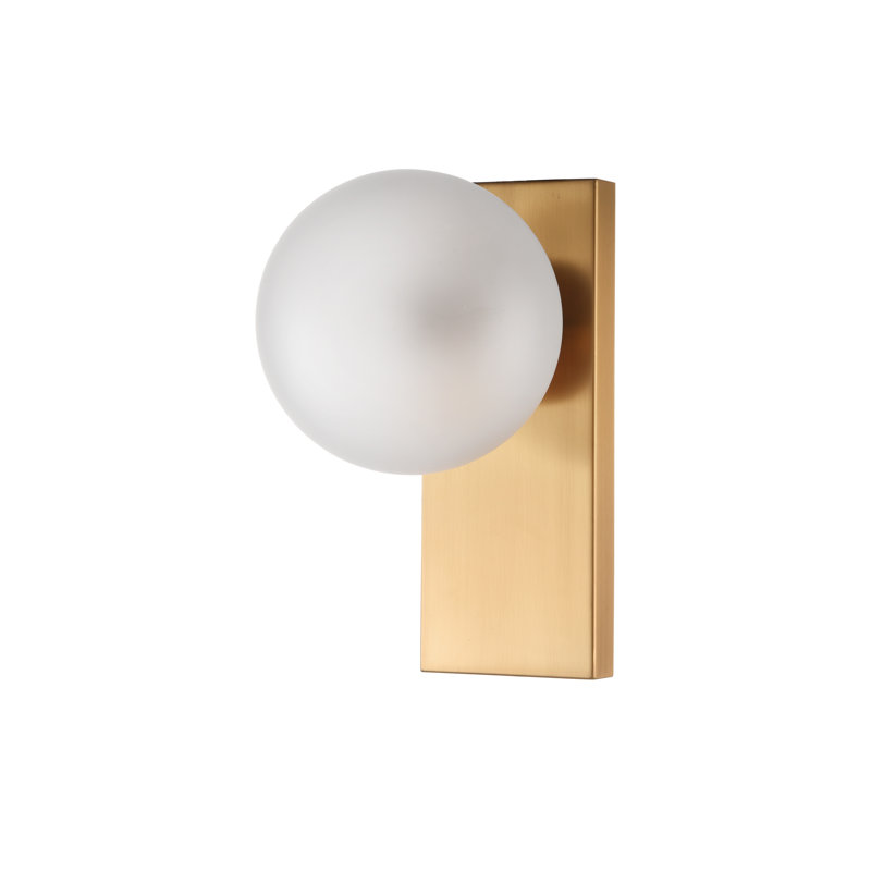 Plafonnier encastré 1 lumière Himalaya, Doré