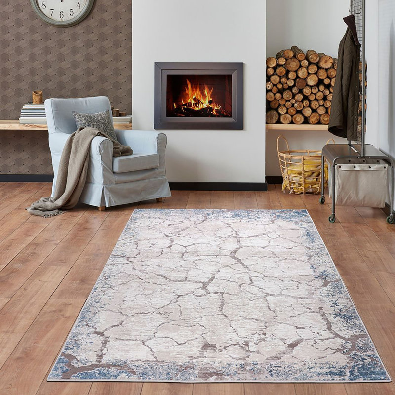 Tapis turc - BLEU, Rectangle 8 pi x 10 pi 2 po