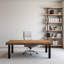 Bureau rectangulaire en bois massif épaissi-115166715