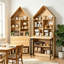Bureau d'artisanat pliant avec tablettes de rangement