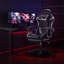 Inbox Zero Adjustable Swiveling Accent Game Chair