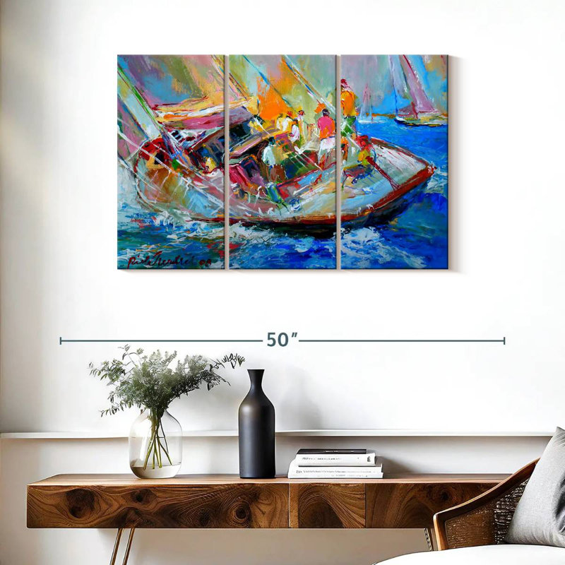 Mehar Sail, 24" H x 38" W