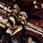 Tapisserie murale «Music Saxophone»-133634334