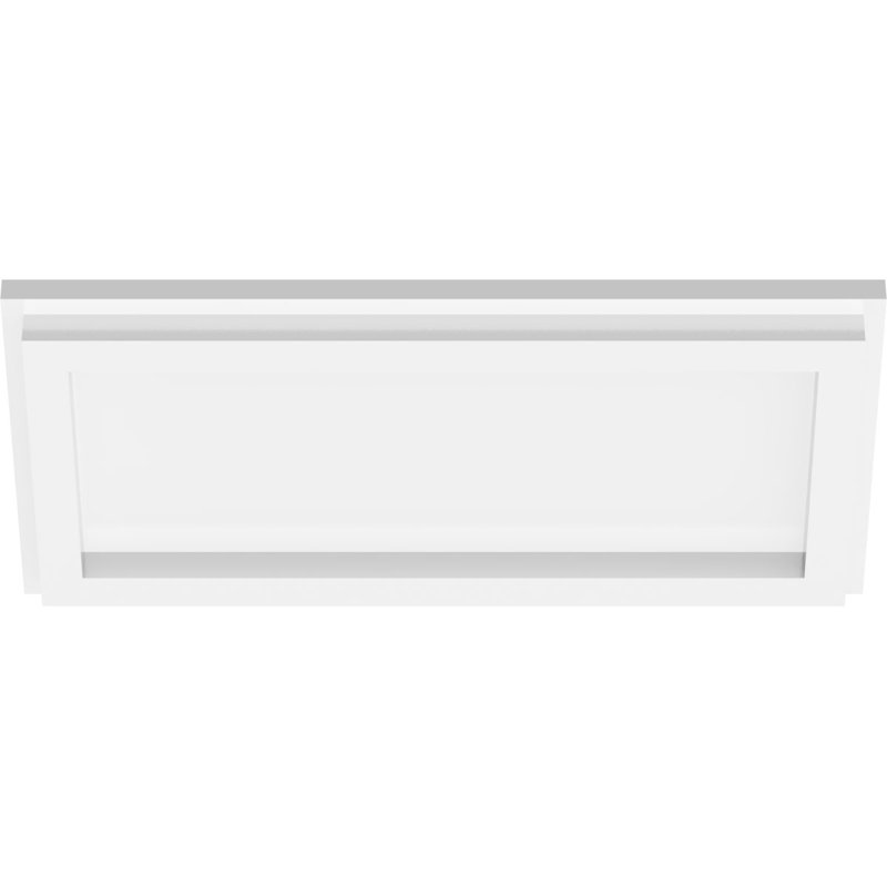 Médaillon de plafond contemporain de style architectural en PVC de l 12 po x H 6 po x C 4 po x P 1 po