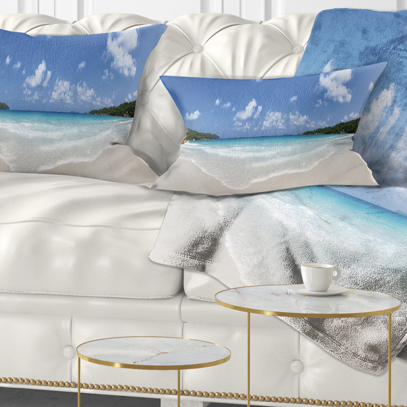 Coussin Blue Seychelles Island - Sea & Shore