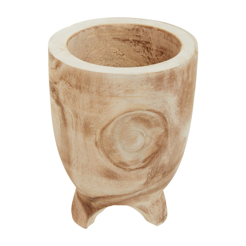 Ainslee Handmade Wood Cachepot