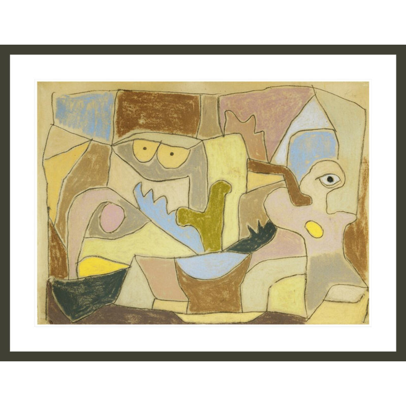 «True également pour les plantes» par Paul Klee, impression giclée encadrée, H 32,39 po x l 41,5 po