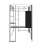 Lit mezzanine simple pour enfants Emberlynn-2007357406