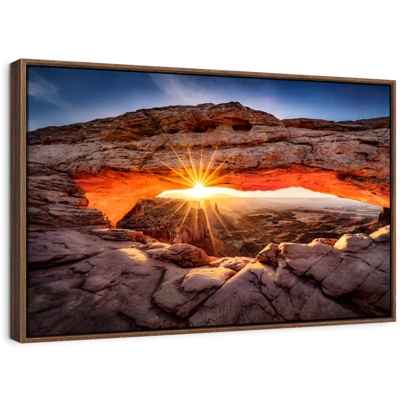 Alvord Mesa Arch Sunrise Canyonlands II, H 9 po x l 13 po
