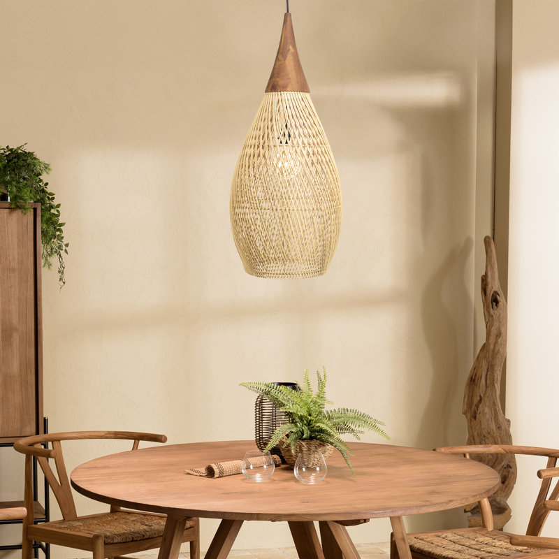 Amania 1 - Light Pendant, Natural, 83cm H x 35cm W