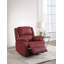 Fauteuil inclinable inclinable en cuir synthétique Zuriel