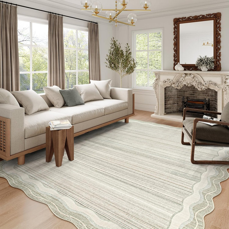 Tapis lavable Tribal, Rectangulaire 8 pi x 10 pi