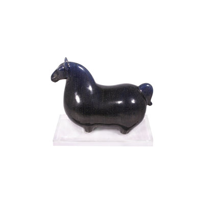Trotter Horse Dark Blue/Black