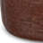 Connor 34"W Upholstered Genuine Leather Boho Round Coffee Table Pouf