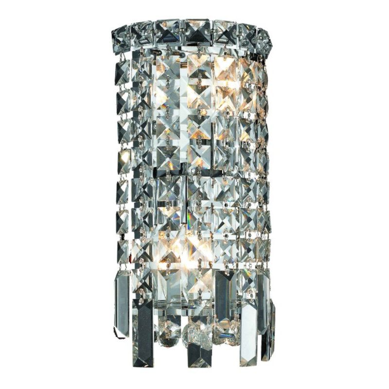 Applique murale encastrée 2 lumières Isadora, H 13 po x l 6 po, Coupe royale