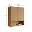 Armoire de salle de bain moderne à rayures en chêne doré 26 po Modern