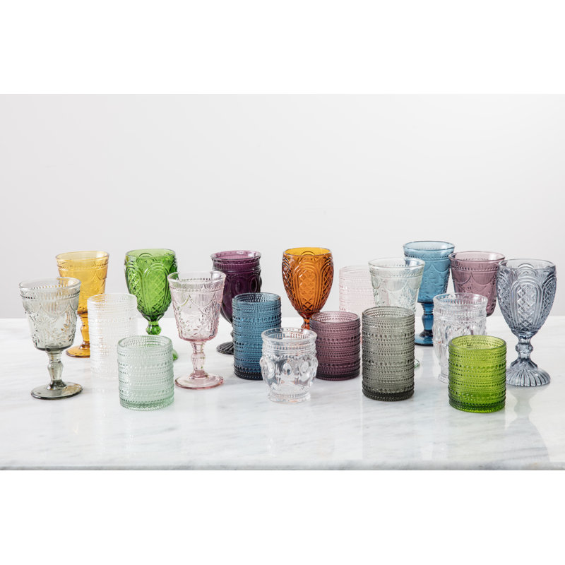 Debutante Fortessa Glass Goblet, 10 oz., Cornflower Blue