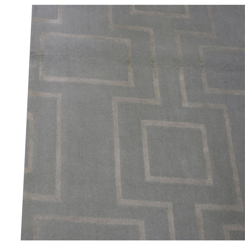Tapis bleu ciel de haute qualité noué à la main
