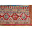 Tapis oriental en laine rayé Kazak