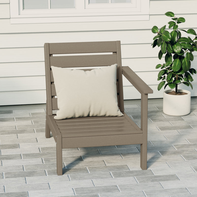Deep Seating Right Arm Chair, Light Brown