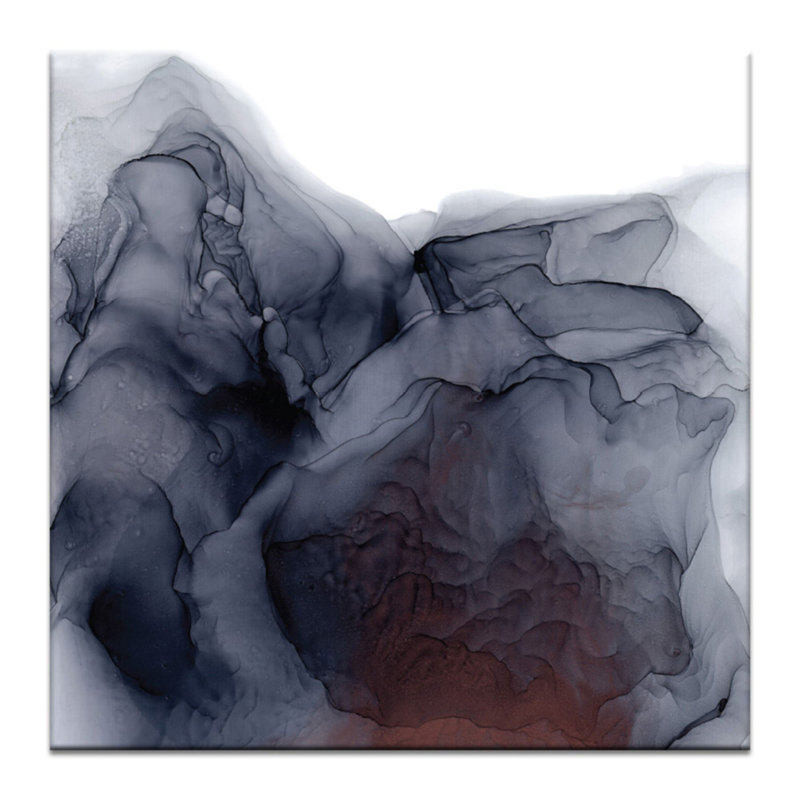 Hillside 1 Piece Painting on Canvas, 76 cm H x 76 cm W x 4 cm D, Wrapped Canvas