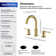 N5401LSJ Widespread 2-handle Bathroom Faucet with Drain Assembly