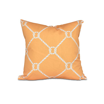 Housse et insert de coussin carré nautique Nuits nautiques Ahoy