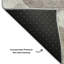 Tapis géométrique de qualité supérieure lavable à la machine Farolt AMF1896-1422679742