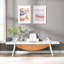 Meuble télé moderne, 69,52 po avec tiroir, console média en bois pour le salon et le bureau, table centrale blanche, divertissement