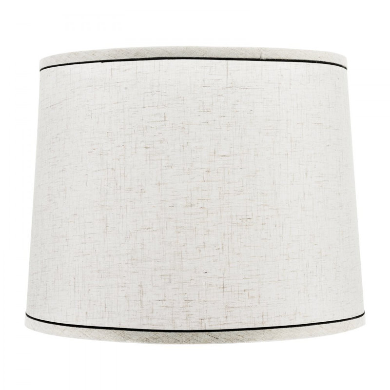 Abat-jour avec abat-jour araignée 11 x 13 x 10 po , Beige