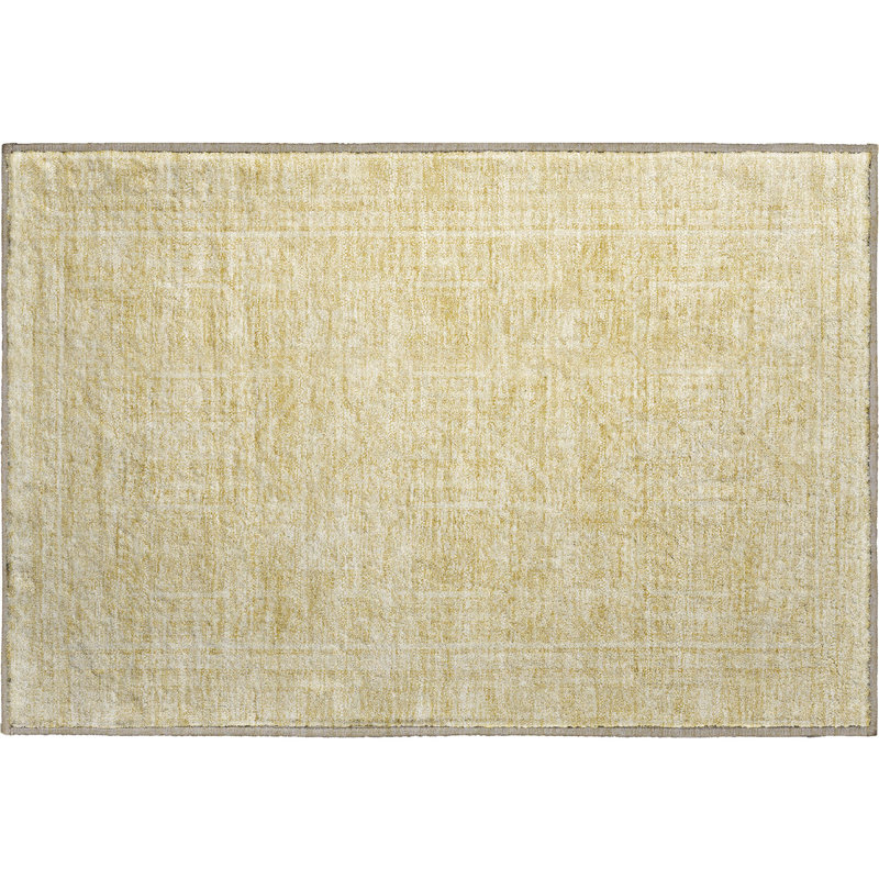 Premium Machine Washable Ashlynn Border Rug, Rectangle 1'8" x 2'6"