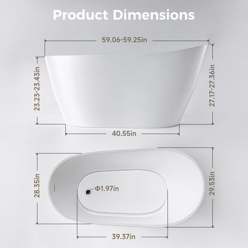 59 W 27 H Tub Enclosure