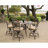 Carleton 6 - Person Patio Dining Set with Round Table , Cushions Included-1577324421-1510888589